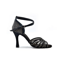 Load image into Gallery viewer, Crystal Black Sandal
