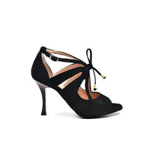 Load image into Gallery viewer, Tango Sandal in Black Suede
