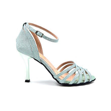 Load image into Gallery viewer, Roby Glitter Light Blue Sandal
