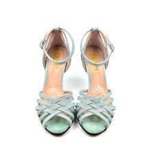 Load image into Gallery viewer, Roby Glitter Light Blue Sandal
