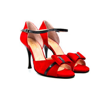 Load image into Gallery viewer, Red Sandal with Bow

