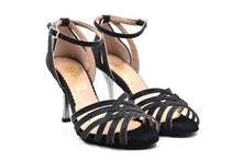 Load image into Gallery viewer, Roby Glitter Black Sandal
