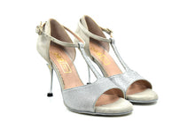 Load image into Gallery viewer, Microglitter Silver Sandal

