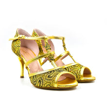 Load image into Gallery viewer, Gold Sandal with Stars

