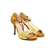 Load image into Gallery viewer, Metallic Camel Sandal
