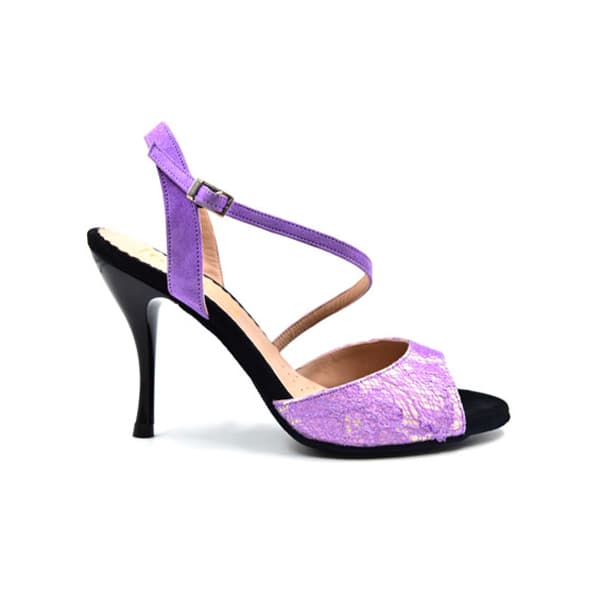 Macrame Purple Sandal
