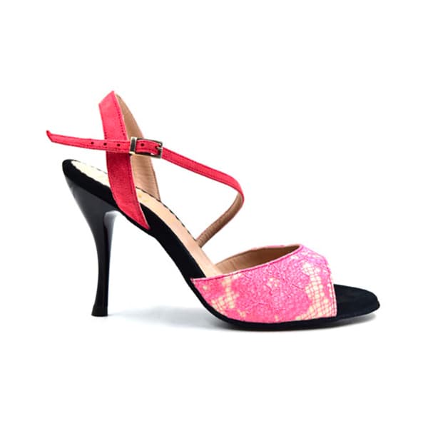 Pink Macramé Sandal