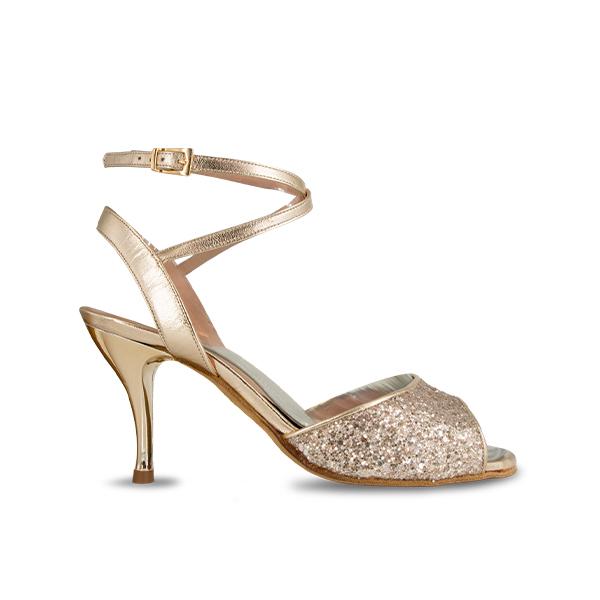 Crystal Gold Sandal