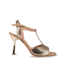 Load image into Gallery viewer, Diamond Gold Sandal
