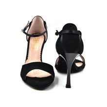 Load image into Gallery viewer, Black Satin Sandal
