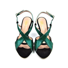 Load image into Gallery viewer, Green Brix sandal
