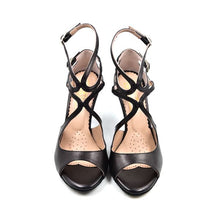 Load image into Gallery viewer, Black Cross Sandal
